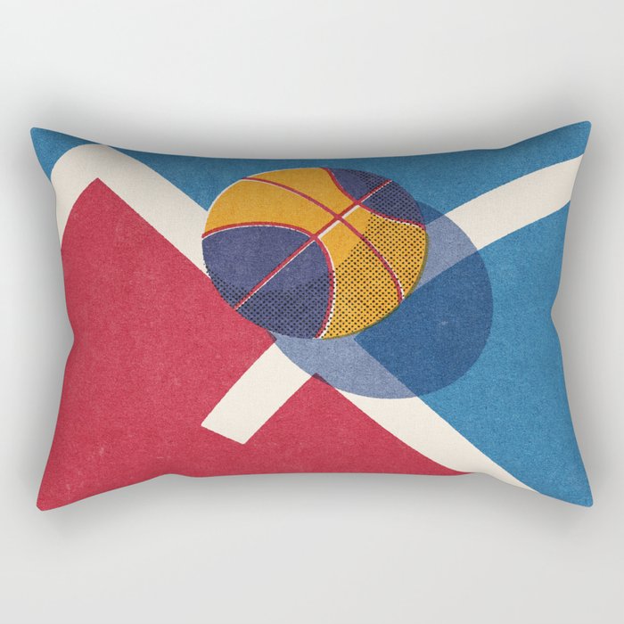 BALLS - Basketball - Street - II Rectangular Pillow Gallery Image 1