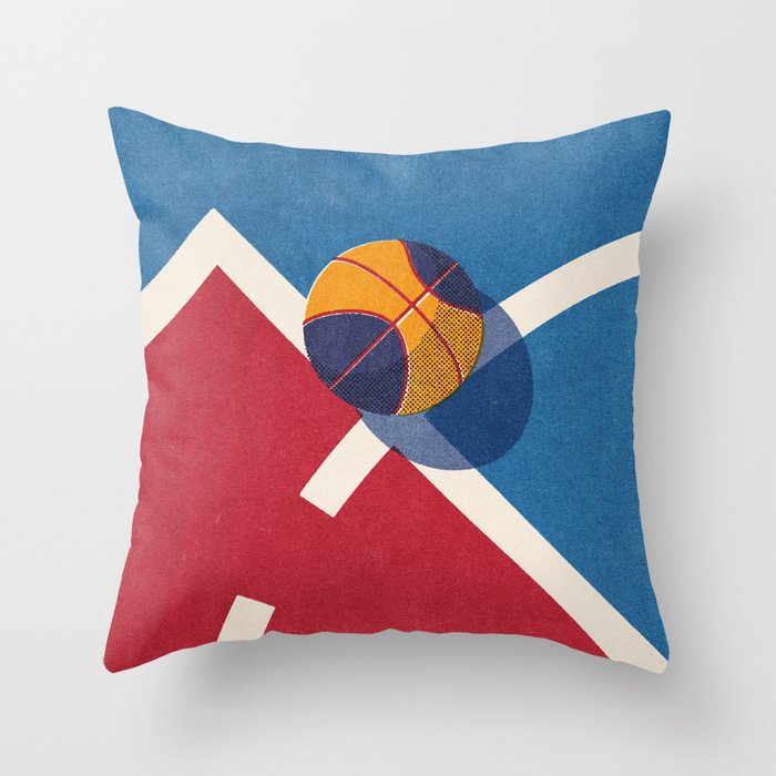 BALLS - Basketball - Street - II Throw Pillow Gallery Image 6