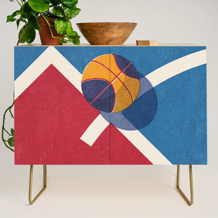 BALLS - Basketball - Street - II Credenza Gallery Image 1