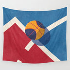 BALLS - Basketball - Street - II Wall Tapestry Gallery Image 4