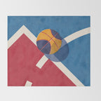 BALLS - Basketball - Street - II Throw Blanket Gallery Image 2