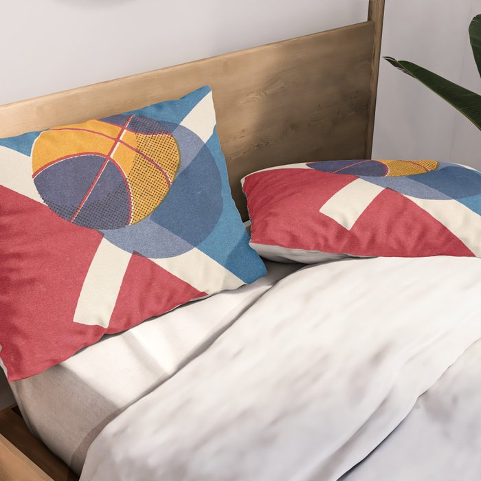 BALLS - Basketball - Street - II Pillow Sham Gallery Image 2