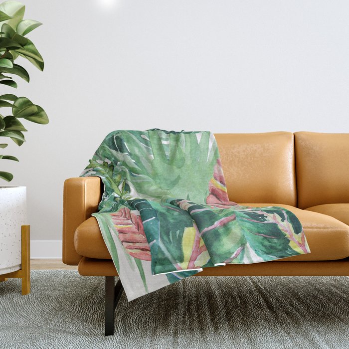 Havana jungle Throw Blanket Gallery Image 1