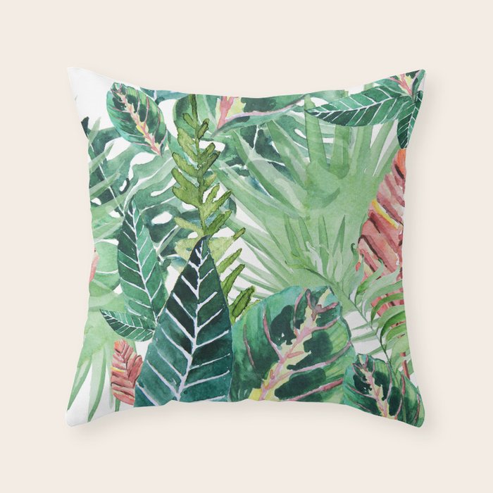 Havana jungle Throw Pillow Gallery Image 6