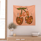 Leo Cherries Wall Tapestry Gallery Image 2
