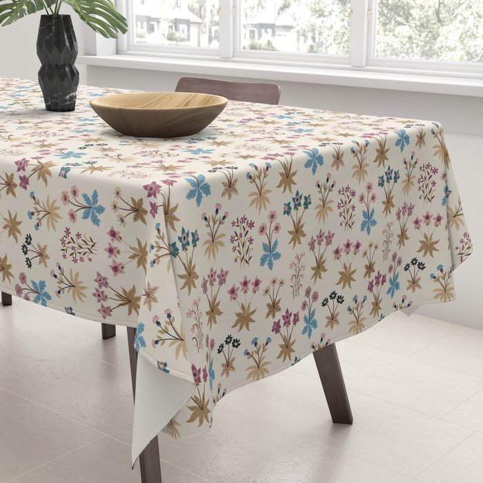 Winter Botanica - Tapestry In Cream Tablecloth Gallery Image 3