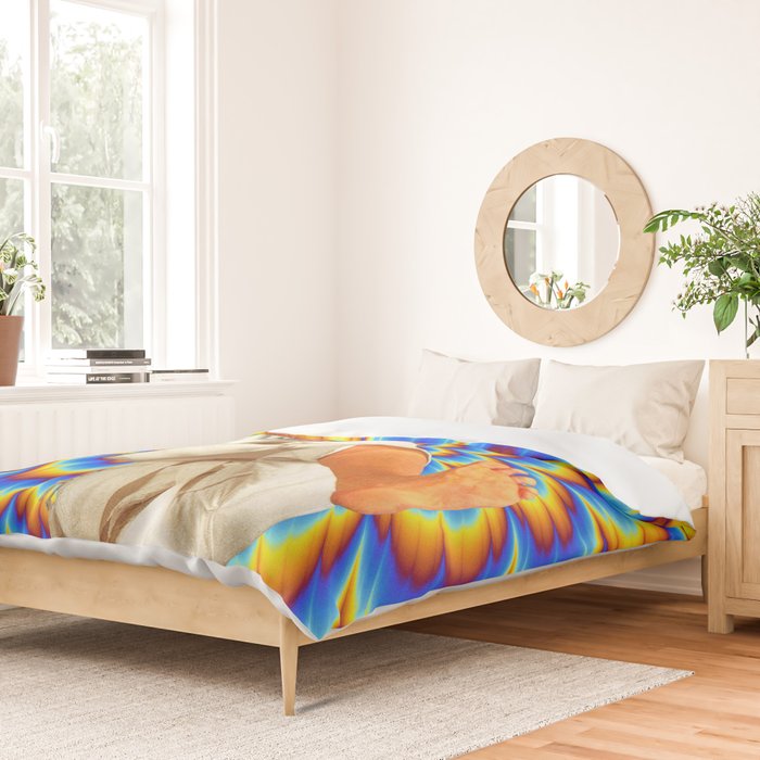 Fighting Tiger - Optical illusion  Duvet Cover Gallery Image 2