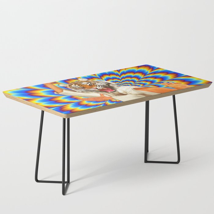 Fighting Tiger - Optical illusion  Coffee Table Gallery Image 1