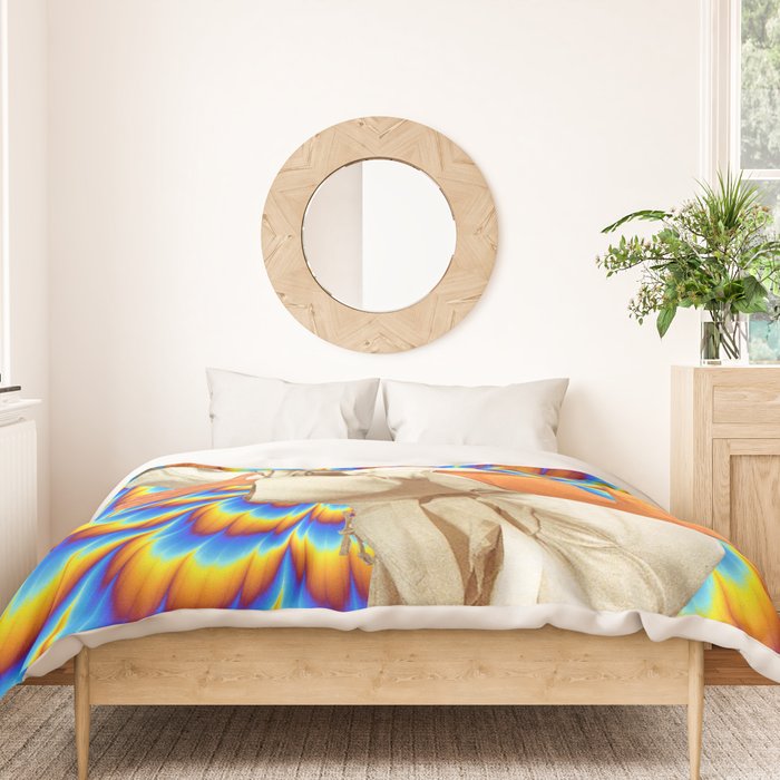 Fighting Tiger - Optical illusion  Duvet Cover Gallery Image 3