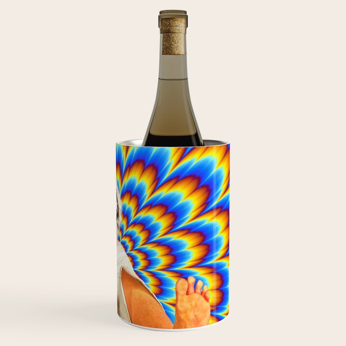 Fighting Tiger - Optical illusion  Wine Chiller Gallery Image 3