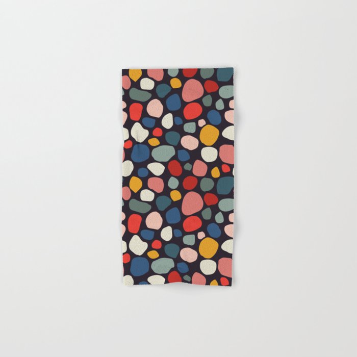Pebbles abstract pattern Bath Towel Gallery Image 1