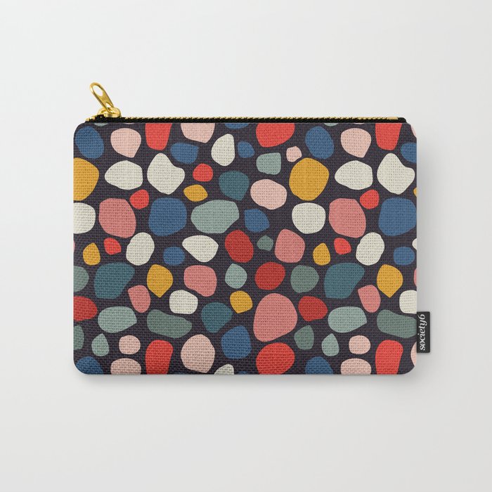 Pebbles abstract pattern Carry All Pouch Gallery Image 1