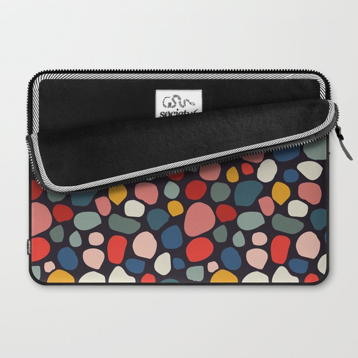 Pebbles abstract pattern Laptop Sleeve Gallery Image 2