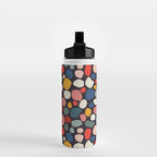 Pebbles abstract pattern Water Bottle Gallery Image 2