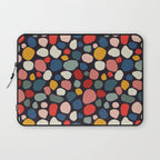 Pebbles abstract pattern Laptop Sleeve Gallery Image 1