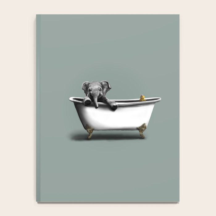Elephant in Bath Notebook Gallery Image 4