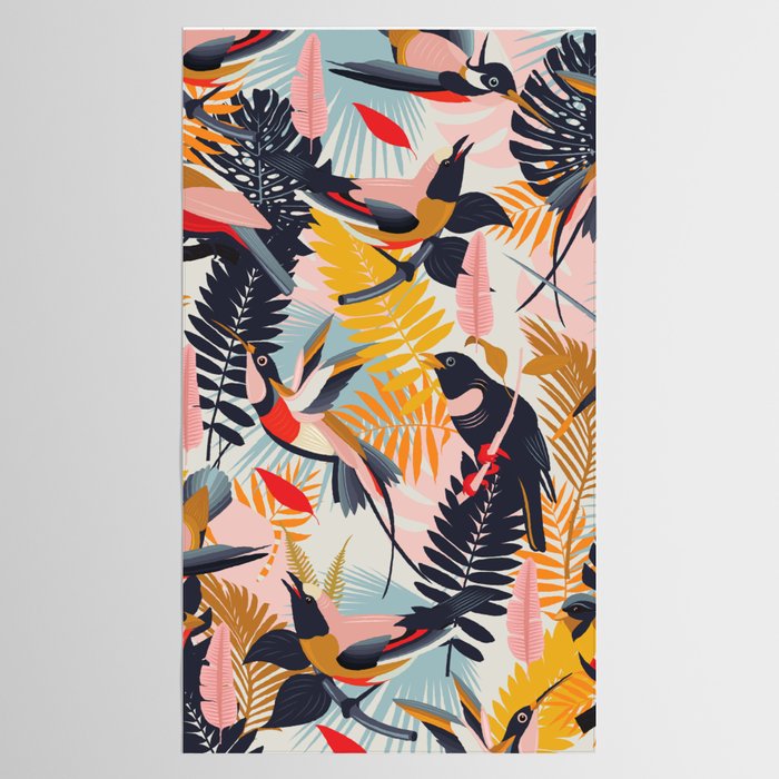 Paradise Birds II. Tablecloth Gallery Image 2