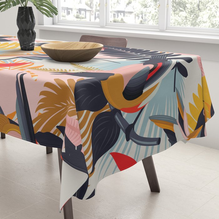 Paradise Birds II. Tablecloth Gallery Image 3