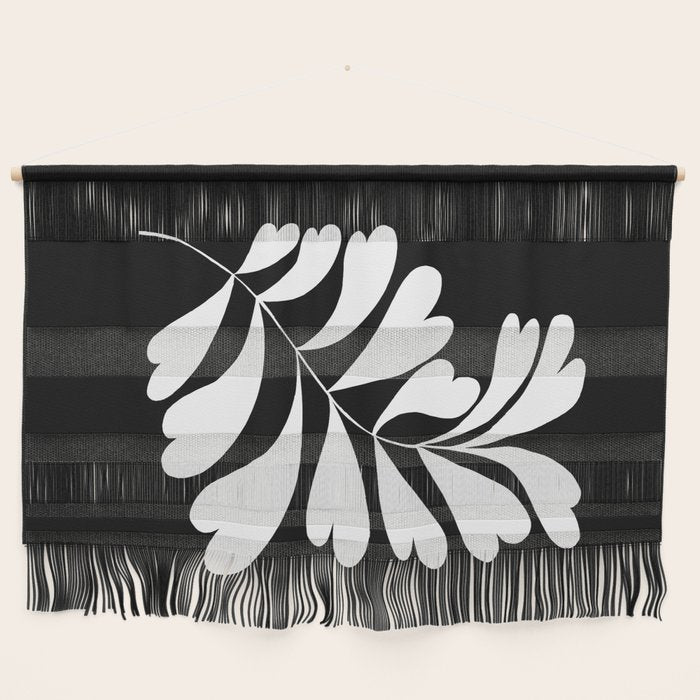 Love Palm Branch In Black  Wall Hanging Gallery Image 1
