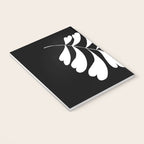 Love Palm Branch In Black  Notebook Gallery Image 3