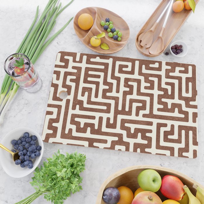 maze in brandywine Cutting Board Gallery Image 2