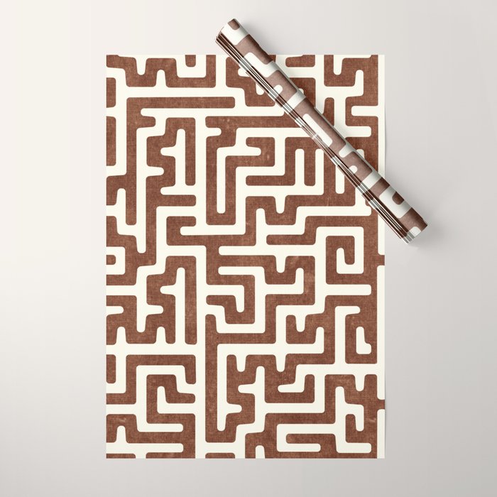 maze in brandywine Wrapping Paper Gallery Image 1
