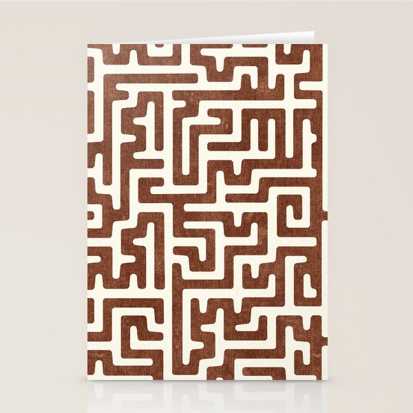 maze in brandywine Stationery Card Gallery Image 2