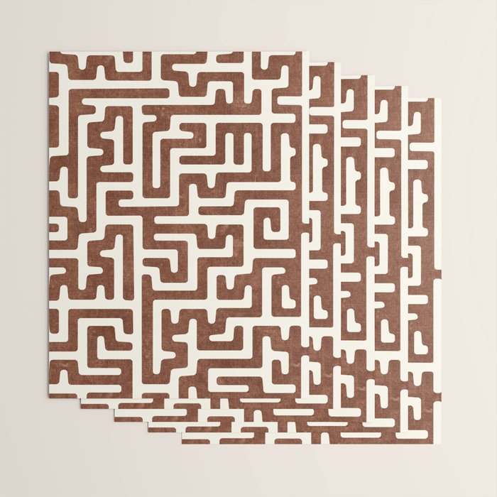 maze in brandywine Wrapping Paper Gallery Image 3