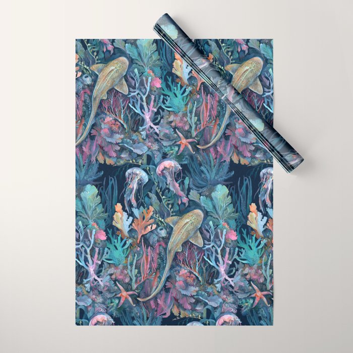 Marine Life Wrapping Paper Gallery Image 1