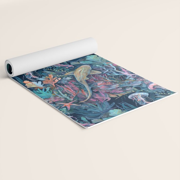 Marine Life Yoga Mat Gallery Image 2