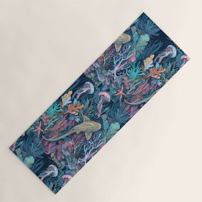 Marine Life Yoga Mat Gallery Image 1