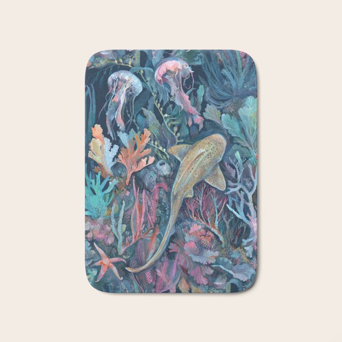 Marine Life Bath Mat Gallery Image 1