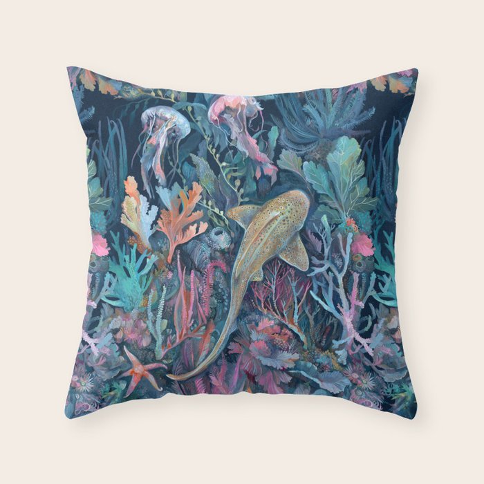 Marine Life Throw Pillow Gallery Image 6