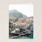 Pastel Houses in Cinque Terre, Manarola Town | Italy Fine Art Travel Print | Amalfi Coast, Italy Stationery Card Gallery Image 2