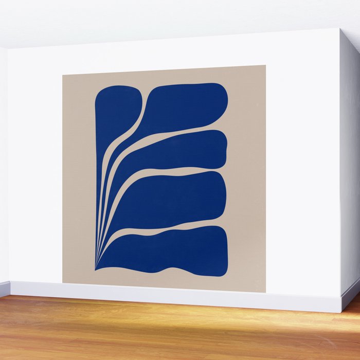Five Leaf Plant - 1/3 Wall Mural Gallery Image 2