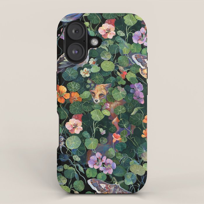 Nasturtium Fox Garden iPhone Case Gallery Image 1