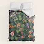 Nasturtium Fox Garden Duvet Cover Gallery Image 6