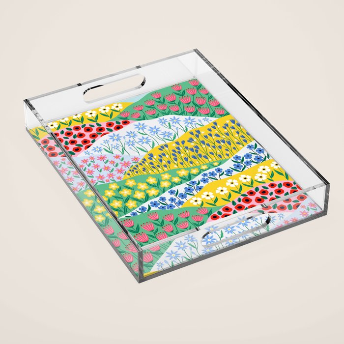 Spring Fields Acrylic Tray Gallery Image 1