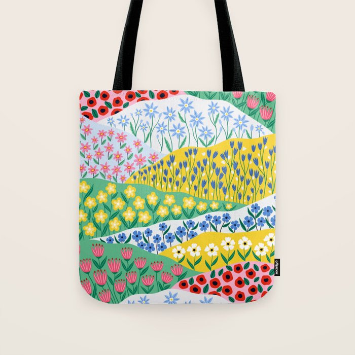 Spring Fields Tote Bag Gallery Image 1