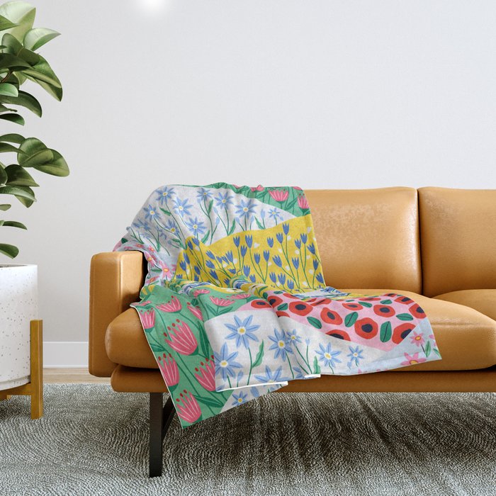 Spring Fields Throw Blanket Gallery Image 1