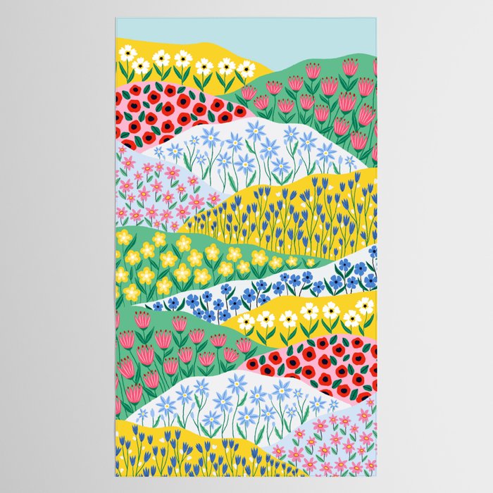 Spring Fields Tablecloth Gallery Image 2