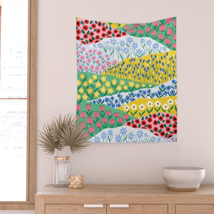 Spring Fields Wall Tapestry Gallery Image 2