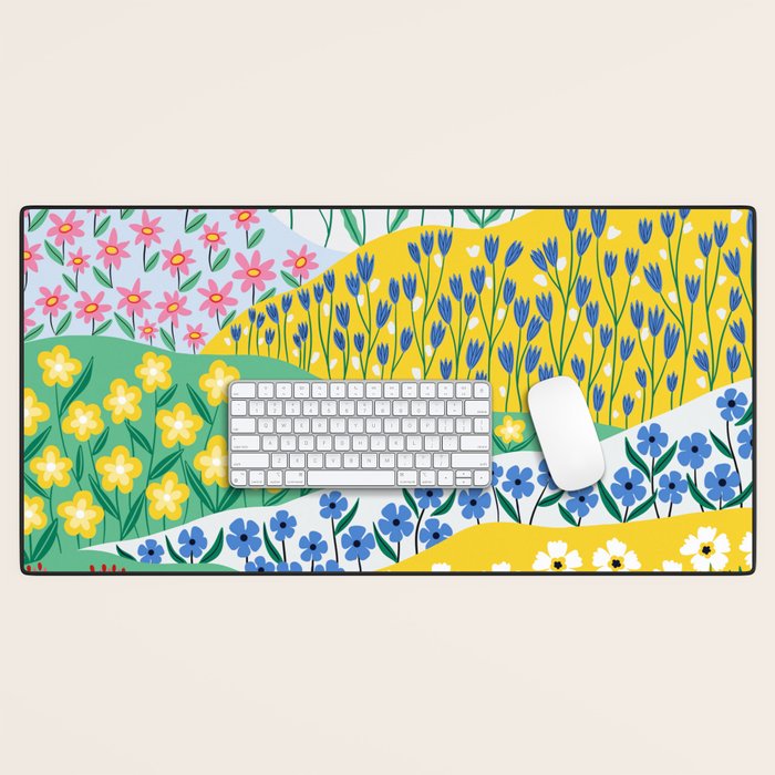 Spring Fields Desk Mat Gallery Image 1