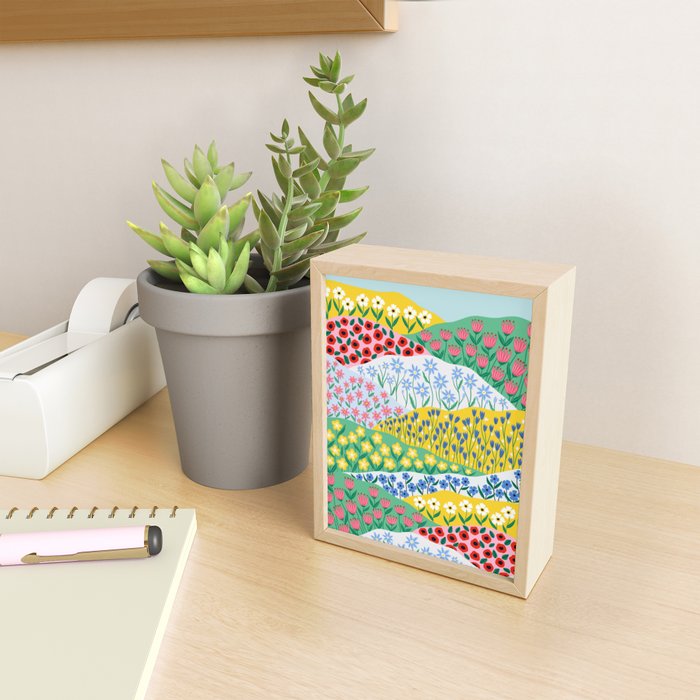Spring Fields Mini Art Print Gallery Image 2