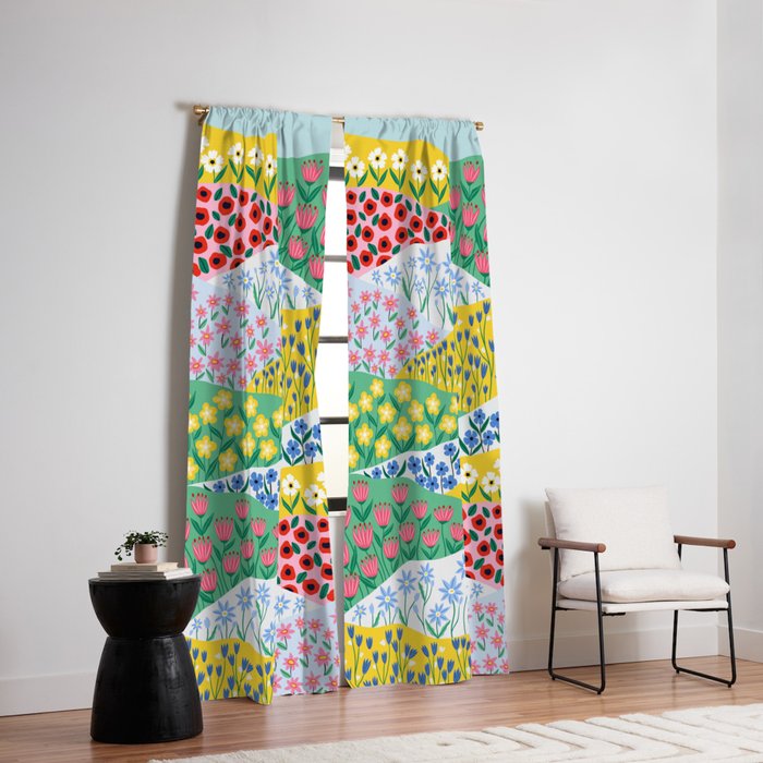 Spring Fields Window Curtain