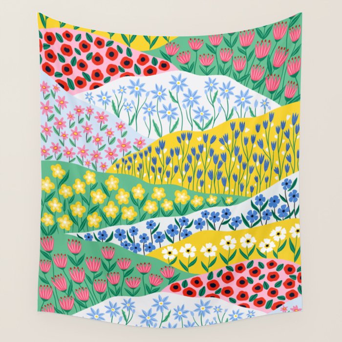 Spring Fields Wall Tapestry Gallery Image 4