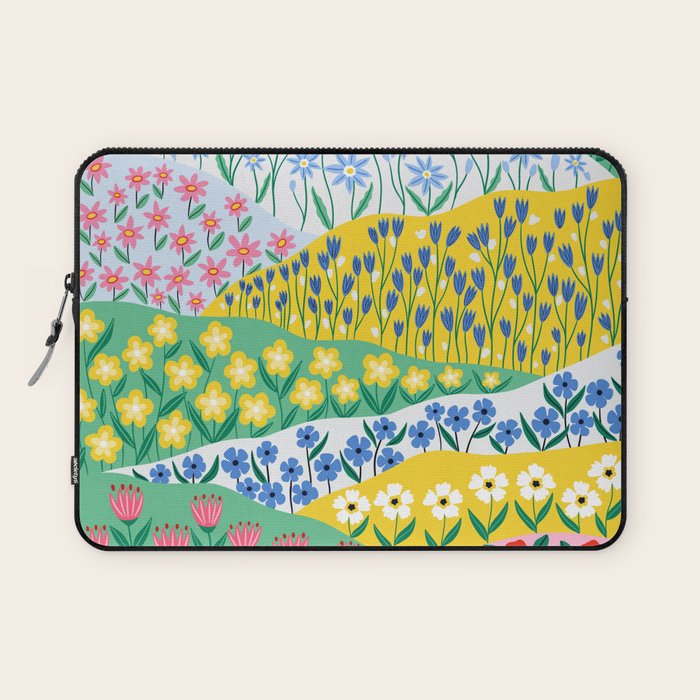 Spring Fields Laptop Sleeve Gallery Image 1