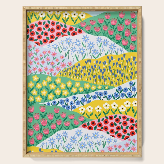 Spring Fields Serving Tray Gallery Image 1