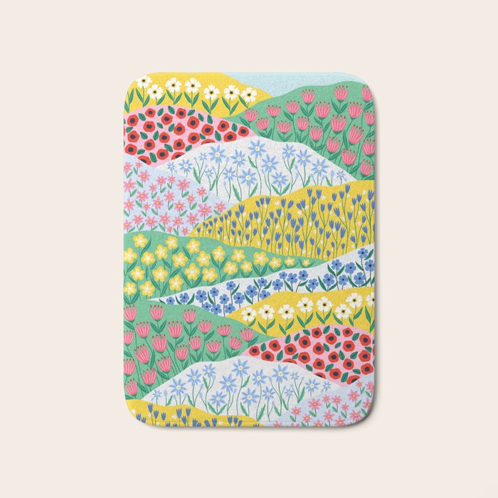 Spring Fields Bath Mat Gallery Image 1