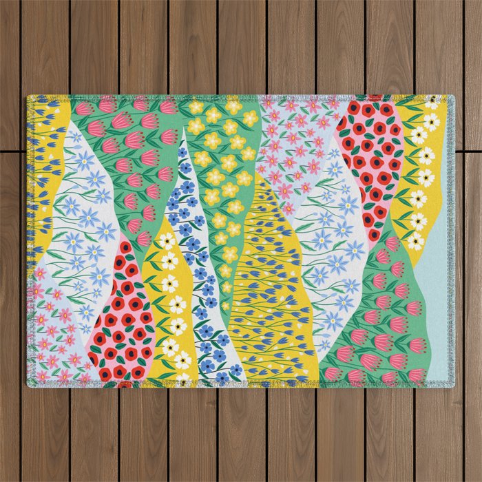 Spring Fields Outdoor Rug Gallery Image 1